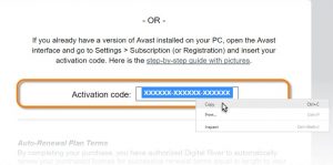 avast activation code 2019